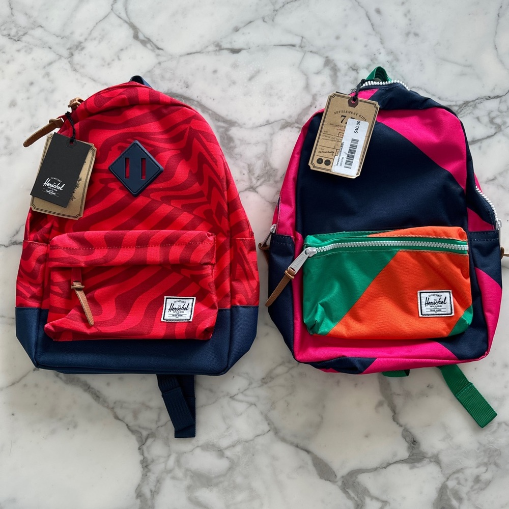 Herschel Kids Backpacks - Set of 2 NWT